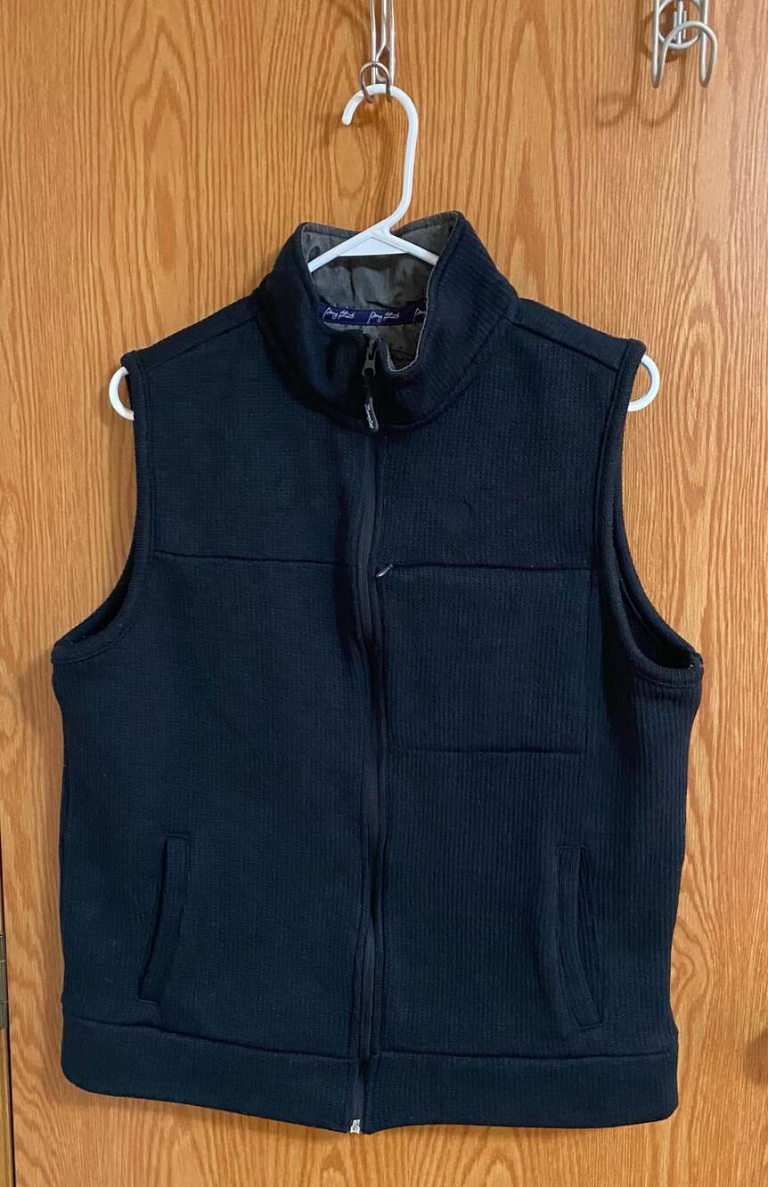Wrangler George Strait Zip Vest Size M Black